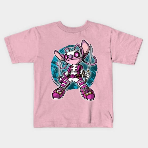 Angel-Pool Kids T-Shirt by fmm3